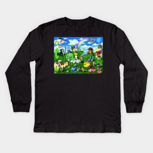 Cartoon Network Homage Kids Long Sleeve T-Shirt